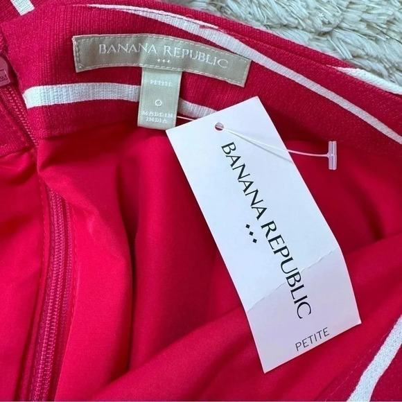 Banana Republic Womens Striped Pencil skirt size 0 Petite - Picture 8 of 8